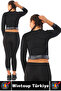 Casual Sports Use Sweat Speeding Comfortable Supporting Thermal Sauna Long Sleeve Suit - 3