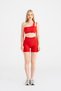 Pushup Detailed Gathering Hoop Sports Shorts