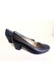 Genuine Leather Low Heeled Stewardess Shoes - 5