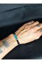 Natural Look Black & Blue Glass Beaded Handmade Bracelet - Unisex - 3