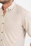 Men's Short Sleeve Slim Fit Knitted Shirt 2613 - 2