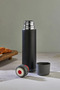 Leakproof Double Layer Stainless Steel Thermos – Black |   For Tea Coffee |   Camping, Picnic, Office, Outdoor - 4
