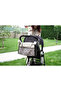 Patterned Baby Stroller Bag |   Black-Beige Organizer |   Compatible with All Baby Cars - 6