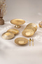 Golden 7 Parça Cam Pasta / Tatlı Seti - 5