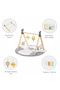 - Nyra Wooden Activity Play Gym With Plush Toys - Koala - 2