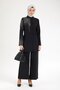 Stone Detailed Shirt Collar Double Suit-Black 25Yt602