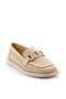 Beige Women's Loafer Shoes K01225604002 - 3