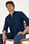 Men's Indigo Long Sleeve Shirt 50300219-Vr028 - 3