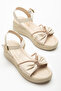 Women's Detailed Sandals 4.5 cm Heel - 2