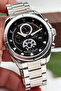 Function Men's Wrist Watch Steel Case & Steel Band Silver-Black Zmfer185 - 3