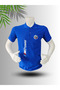 Bmw Logo Printed Polo Neck Cotton T-Shirt