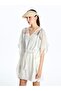 Lcw Accessories Beige Women's Straw Visor Hat - 4
