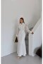 Lace Blouse Maxi Dress - 3