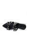 Kindep (Park Moda) Trok Detailed Short Wide Heeled Daily Women's Slippers Black - 7
