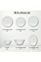 18 Pcs Opal ware Dinner ser Microwave Dishwasher Freezer safe - 2