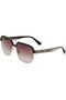 Unisex SPLF11 Sunglasses, Oro Rose' Lucido C/Parti Nero Semilucido, Size 61
