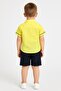 Baby Boy Linen Shirt and Shorts Set 2 - 5 Years - 2
