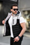 Water and Windproof Detachable Hood Men's down Jacket Vest - 3