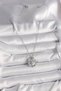 316L Steel Silver Color Chain Zircon Stone Heart Figure Rose Detail Women's Necklace - 2