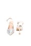 Pisagor Ps-32150 Women's 7 cm Open Back Evening Dress Stiletto Shoes - 3