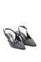 Pisagor Ps-32350 Women's 4 cm Open Back Stone Evening Dress Stiletto Shoes