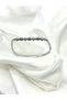 Stainless Steel Leyla Victorian Model Zircon Stone Women's Handcuff Bracelet Silver Color - 4