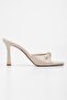 Women's Vionne Ten Patent Leather Belted Heeled Slippers - 3