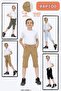 Boy's Light Blue Cargo Pocket Modern Linen Capri with Rope Detail Suitable for Summer Daily Use - 5