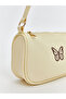 Sari Butterfly Printed Girl's Baguette Bag - 2
