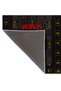 Kemal Collection I Have Wings in My Soul Written Pattern Woven Base Decorative Carpet Kemal65 - 5