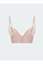 Pink Underwire Free Padding Plain T-Shirt Bra - 2