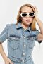 KN Short-Sleeve Denim Women's Jean Dress with Front and Back Darts - 3