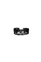 Leather Choker and Bracelet Set Knitted Leather - 3