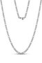 To Valentine's Day Figaro Men's Model Steel Non-Tarnish Necklace Chain Necklace 4 mm - 2