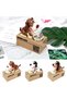 Money Eating Dog Piggy Bank Cute Moving Toy Fun Decor for Home Office Kids Gift - 8