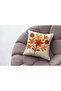 Warm Touches 43X43 3D Digital Printed Knitted Velvet Throw Pillow Case |   Embossing Appearance Flower Pattern! - 2