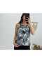 Women's Ethnic Pattern Halter Neck Blouse - 7