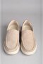 Kmc 5Y2847 Genuine Leather Casual Men's Shoes Beige - 5