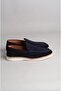Seç 3134 Genuine Leather Casual Men's Shoes Navy Blue Suede - 3