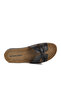 Black Thin Sole Anatomical Women's Slippers 11-367 Z - 4