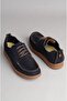 Seç 215341 Genuine Leather Casual Men's Shoes Navy Blue - 7