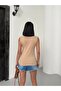 Women's Beige Sleeveless Body Half Neck - 2