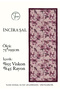 Organic Viscose Silk İnci̇ra Shal - Floral Pattern - 4