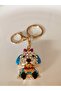 Luxury Gift Zircon Stone Bow Puppy Keychain - Bag Ornament 9.5 cm - 3