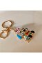 Luxury Gift Zircon Stone Bow Puppy Keychain - Bag Ornament 9.5 cm - 2