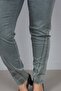 Large Size Washed Stone High Waist Jeans - 2