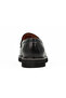 Genuine Leather Black Loafer Men's Shoes - E3899 - 4