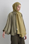 Paris Silk Shawl - Green - 5
