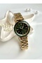 Ferrucci̇-(Gold Color) Women's Wrist Watch with Jubilee Cord Green Inner Dial - 2