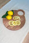Wooden Cutting Board – Presentation Natural Beech Wood 30X26 cm - 3